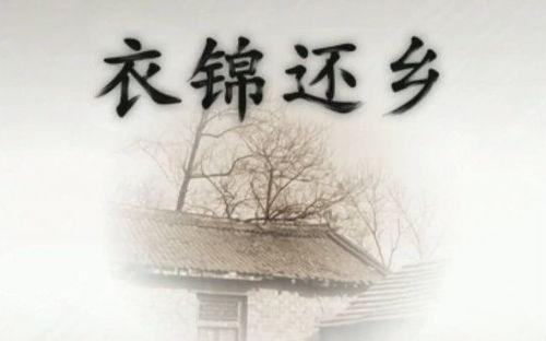 衣锦还乡之母唤无声,母唤无声，情深似海